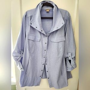 Women's Plus Sol Survivor Sun Protection Shirt Jac plus size 3x